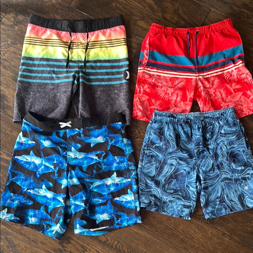 Size 10-12 Boy Swim Suit Bundle
